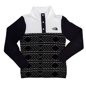 The North Face Kids Youth Fleece Snap Long Sleeve Pull Over Size Medium (10/12)